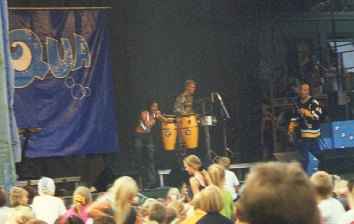 Aqua koncert p 5'ren sommeren 1998